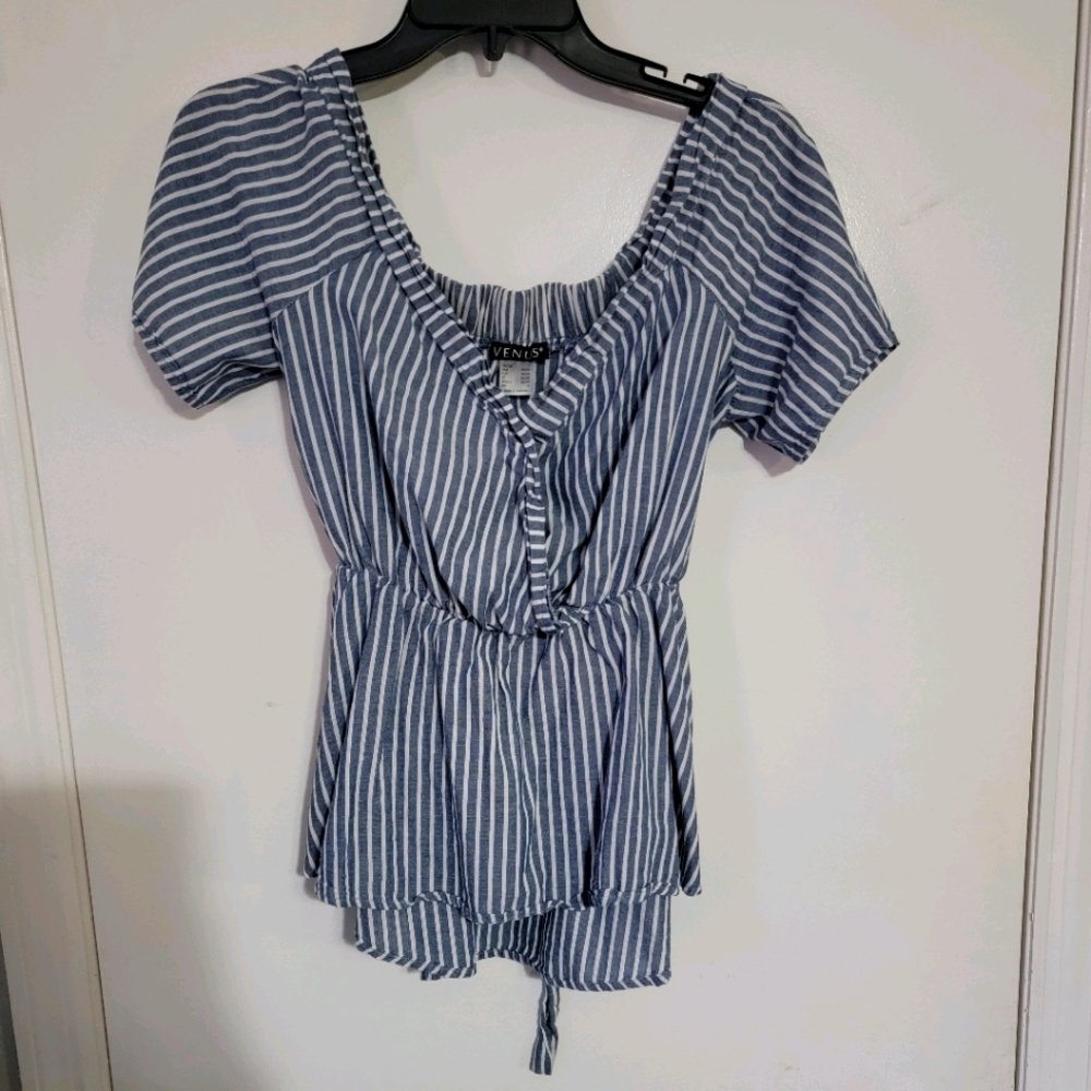 Off the sholder linen top